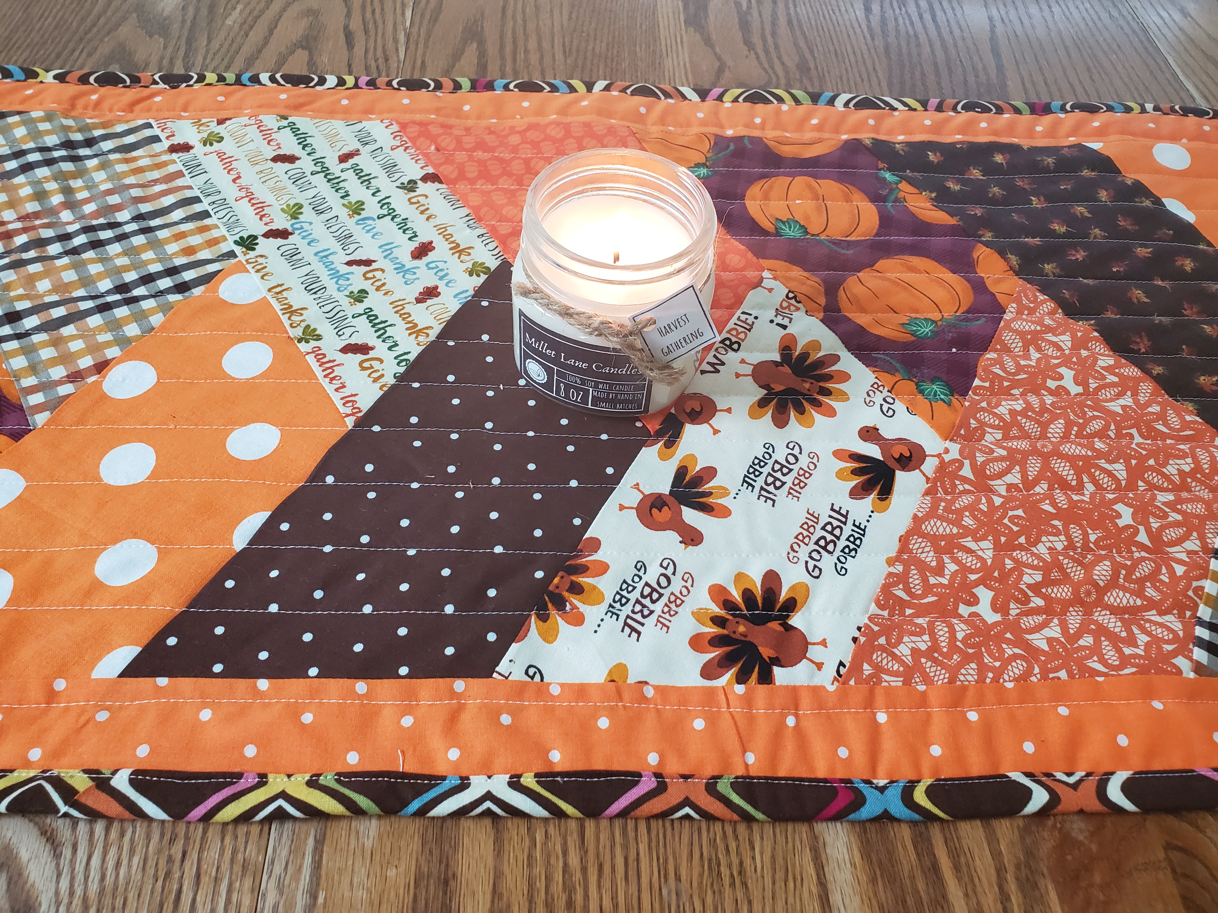 Fall Table Runner Fall Decor Quilting Friendship Braid The Village Of Artisans