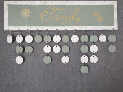 Family Birthday Calendar