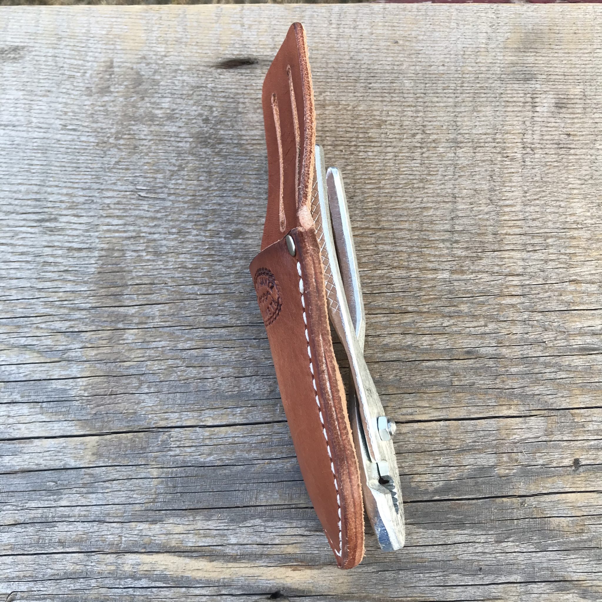 Kids 5” Leather Plier Holster Personalized Leather Plier Holder